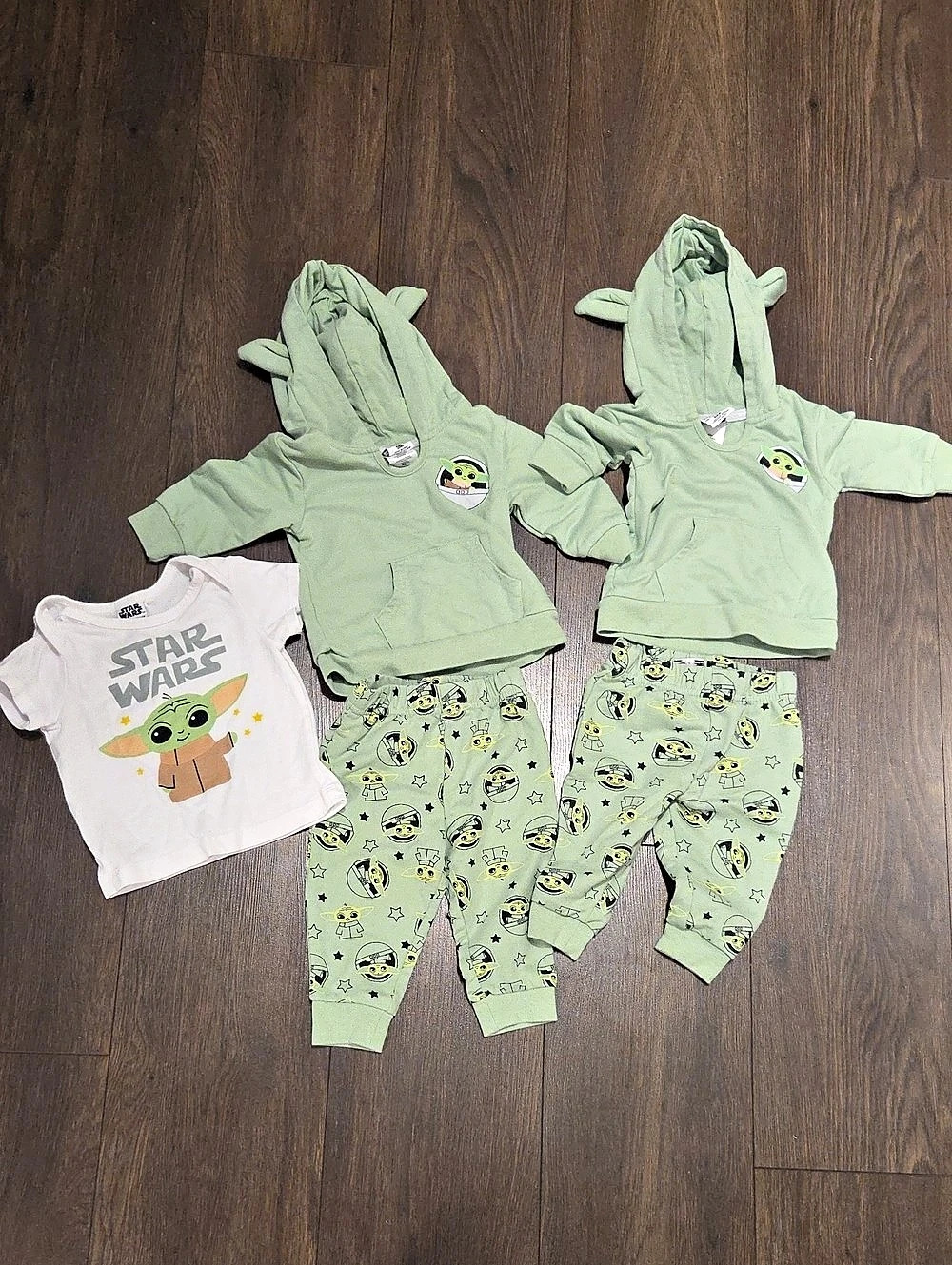 Disney Star Wars 3-Piece Matching Set Baby Yoda 5 Pieces 6 Months 9 Months